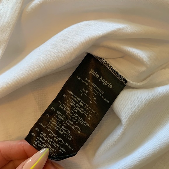 SOLD - White Palm Angles Logo Shirt - Picture 7 of 7